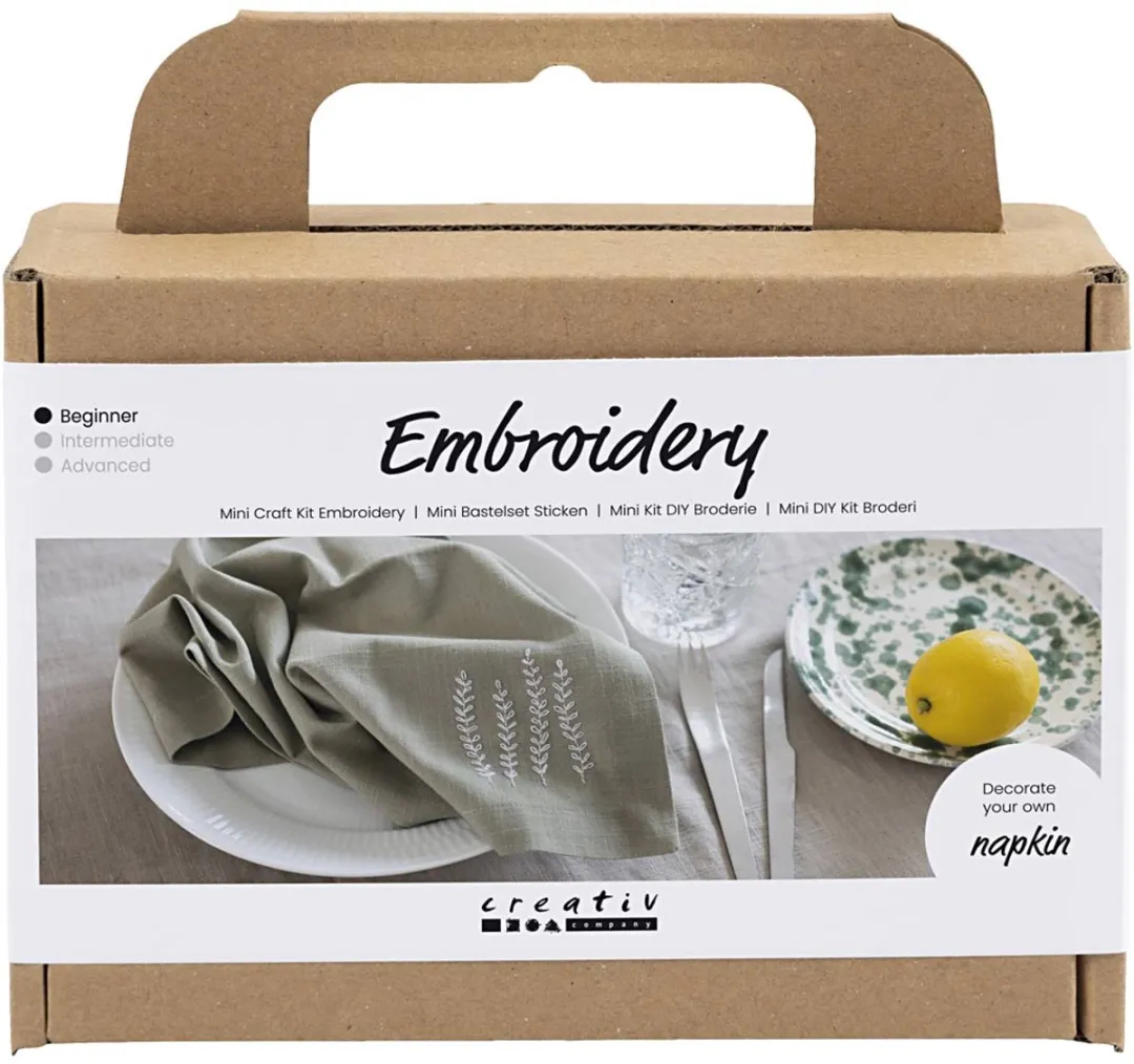 Creativ Company Mini Hobbyset Borduren Servet