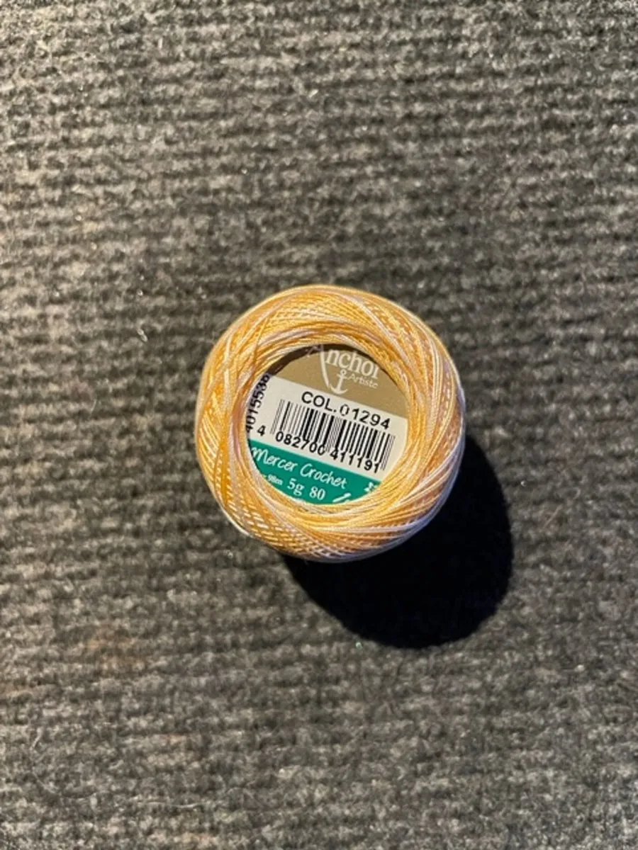 Haakgaren extra fijn Anchor special dentelles no.80   Kleur  01294