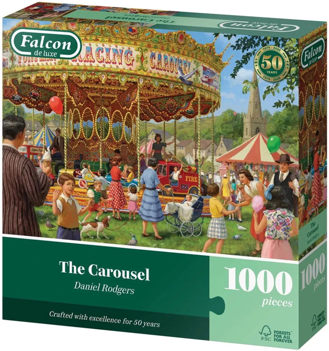 Jumbo Falcon Legpuzzel 1000 Stuks The Carousel - Multicolor