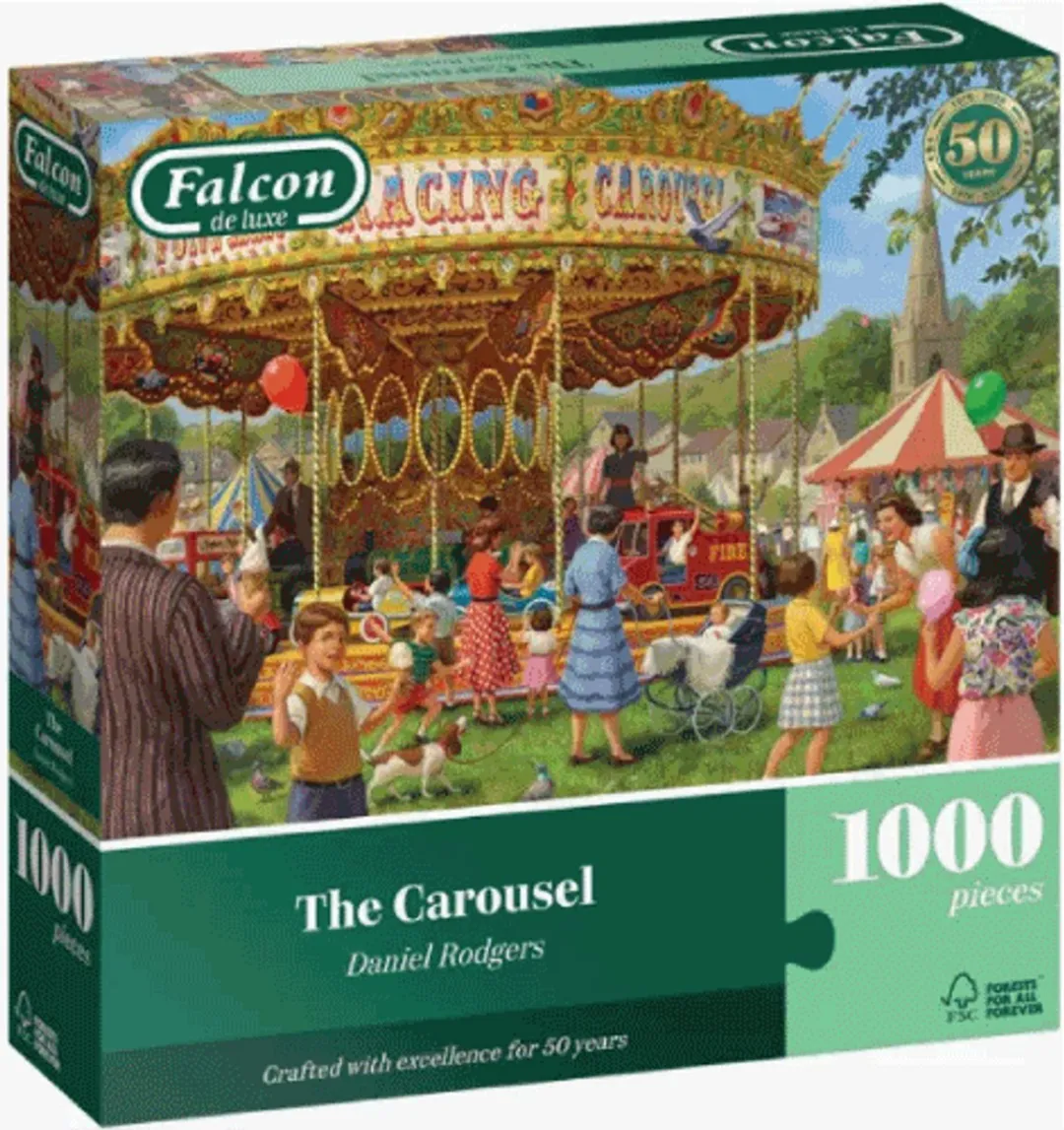 Jumbo Falcon Legpuzzel 1000 Stuks The Carousel - Multicolor