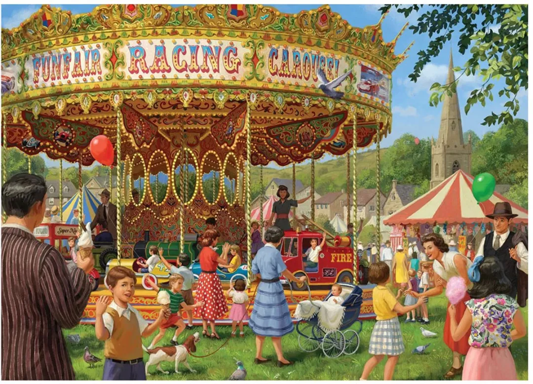 Jumbo Falcon Legpuzzel 1000 Stuks The Carousel - Multicolor