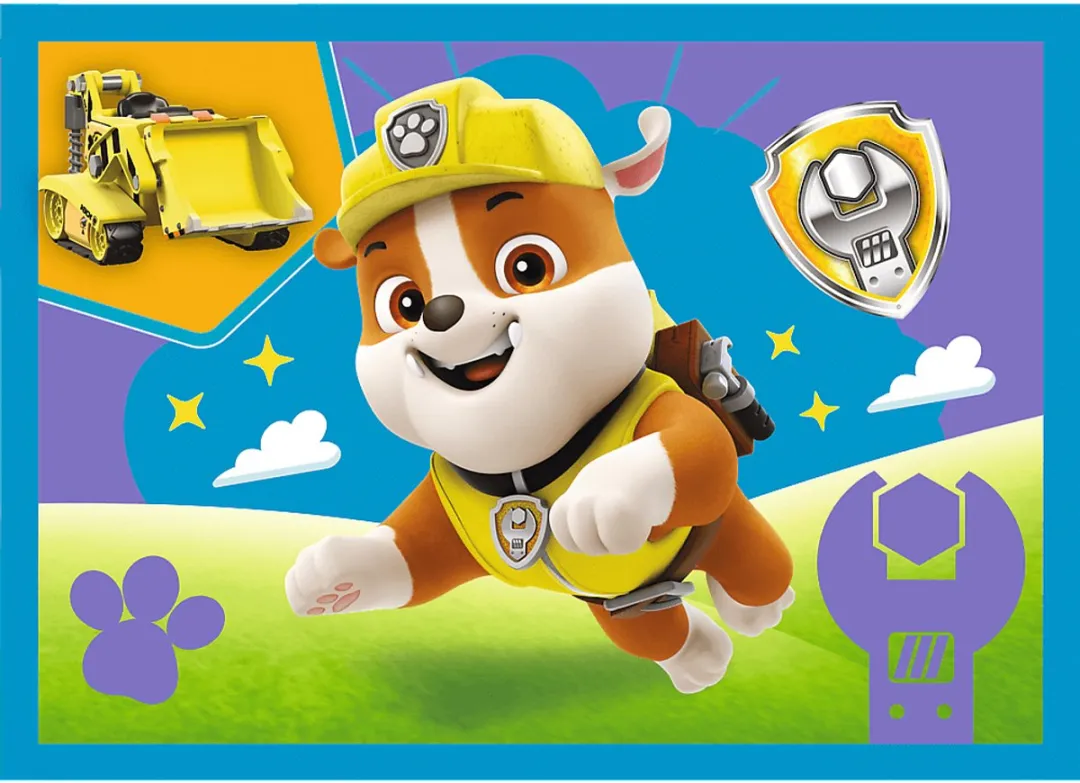 Trefl 4in1 PAW Patrol Puzzels - 41 Stuks - Multicolor