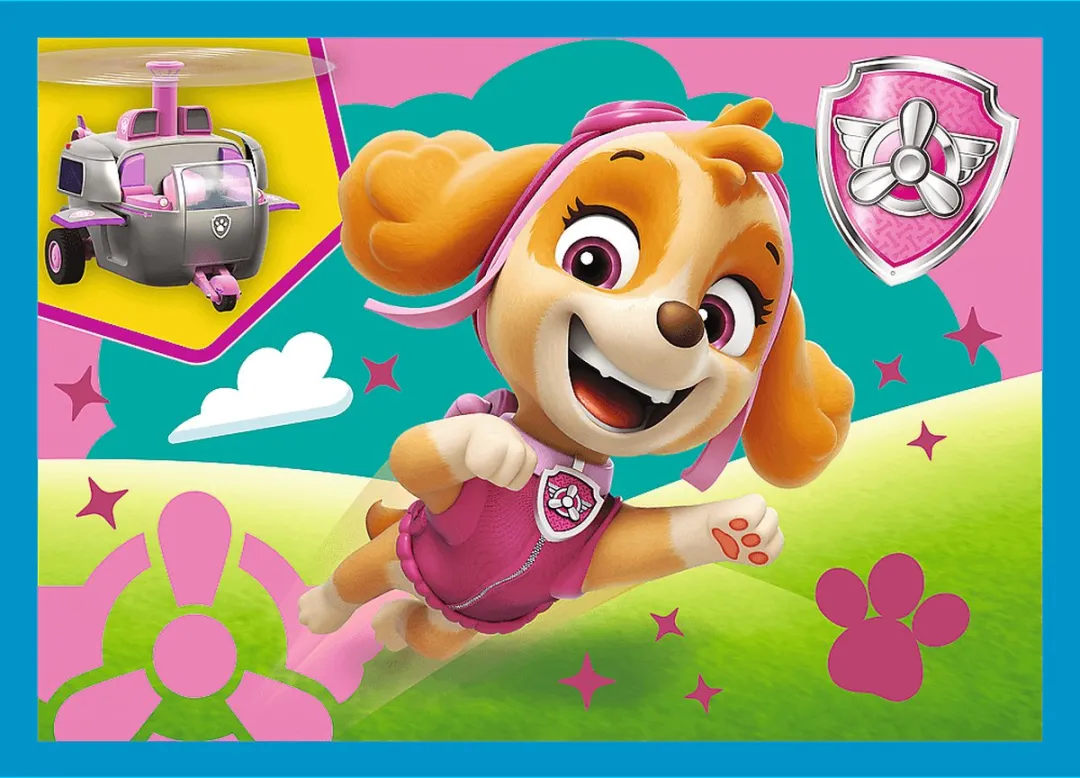 Trefl 4in1 PAW Patrol Puzzels - 41 Stuks - Multicolor