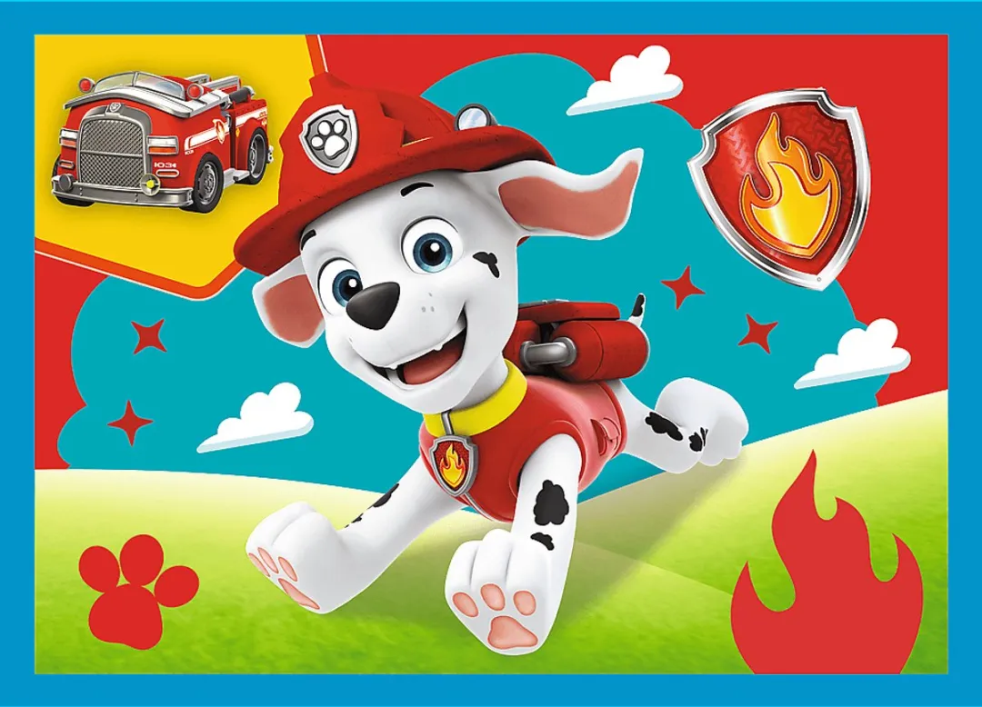 Trefl 4in1 PAW Patrol Puzzels - 41 Stuks - Multicolor