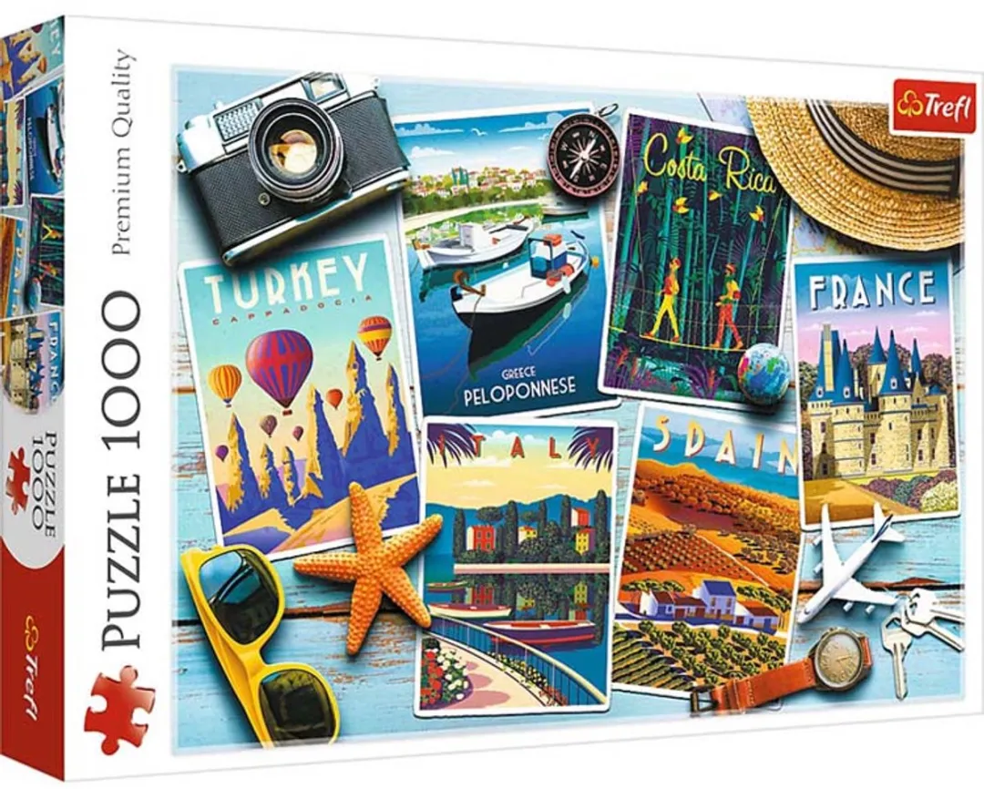 Trefl Vakantiekaarten Puzzel 1000 Stuks