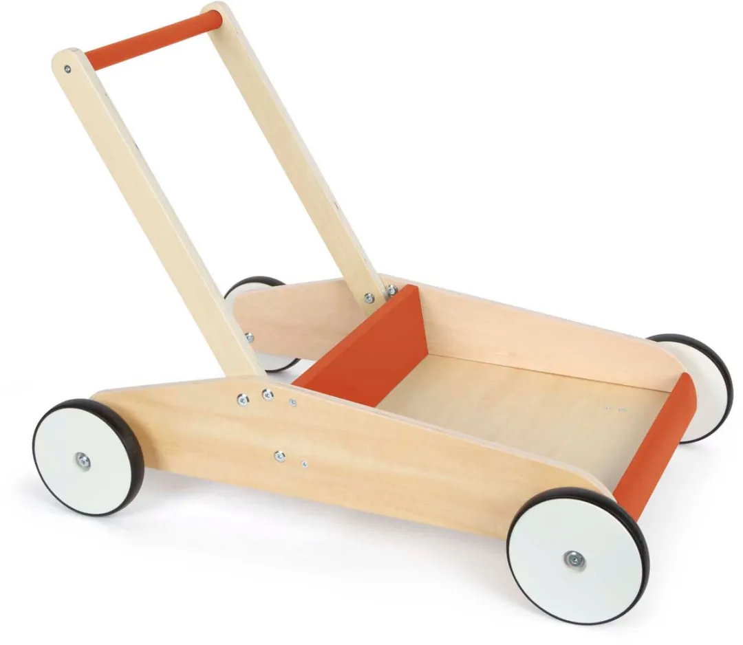 Small Foot - Houten Loopwagen Koper Rood