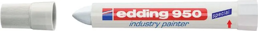 edding 950 Permanente Markeerstift Wit - 10 Stuks