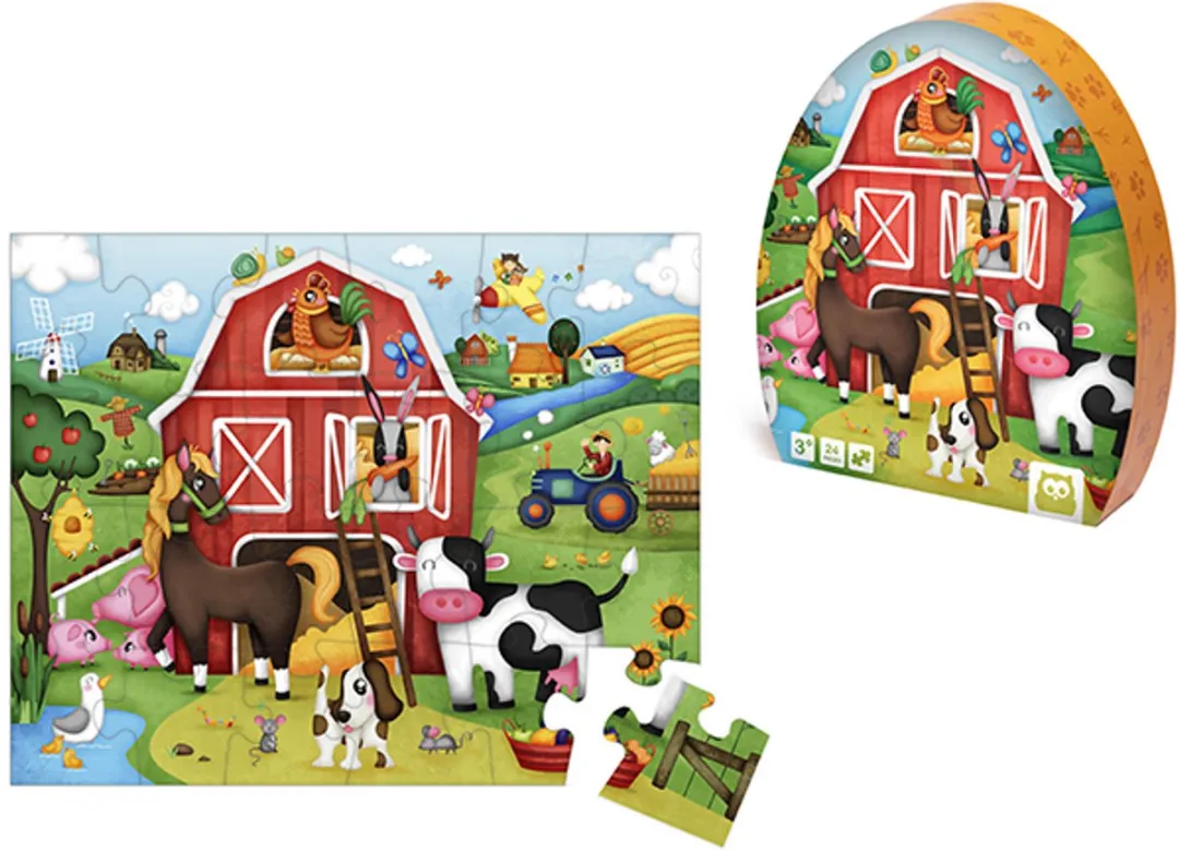 Eurekakids Boerderij Puzzel 24 Stuks - Multicolor