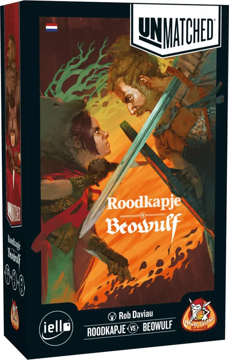 White Goblin Games Unmatched Roodkapje vs Beowulf