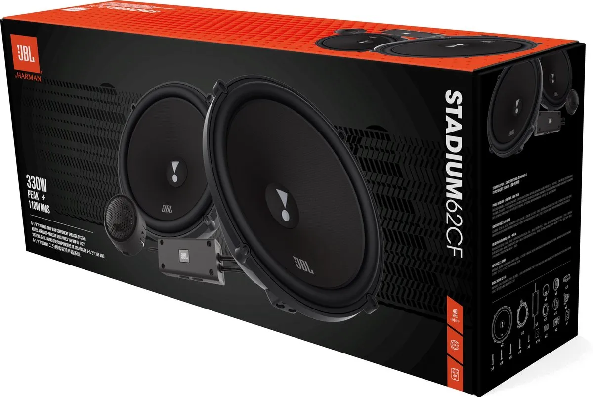 JBL Stadium 62CF Autospeakers - 2-weg Composiet 330W