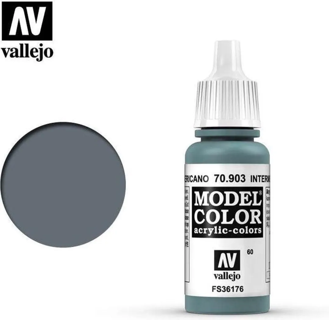Vallejo Model Color Intermediate Blue Acrylverf 17ml