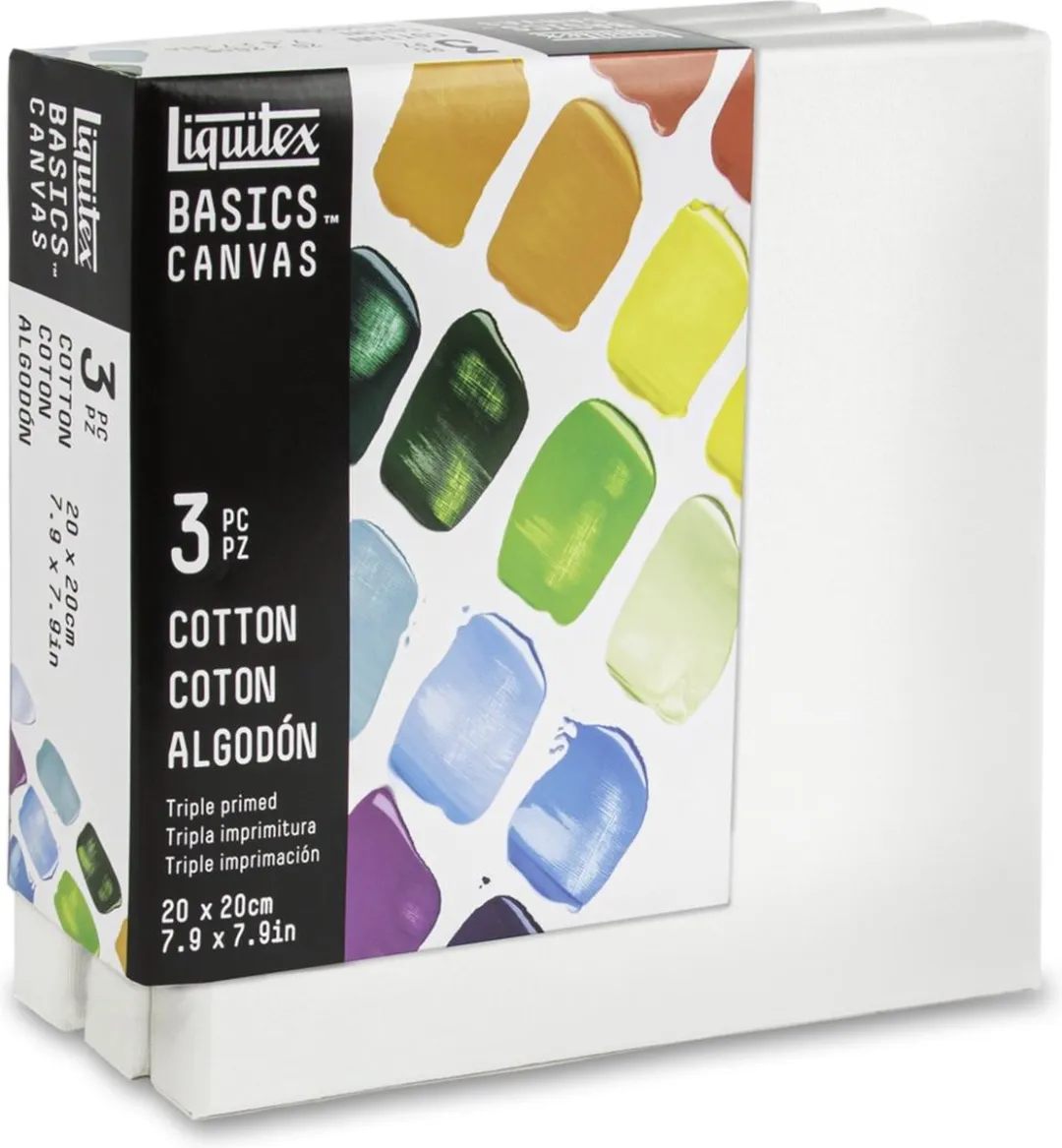 Liquitex Basics Canvas Set 3x 20x20cm