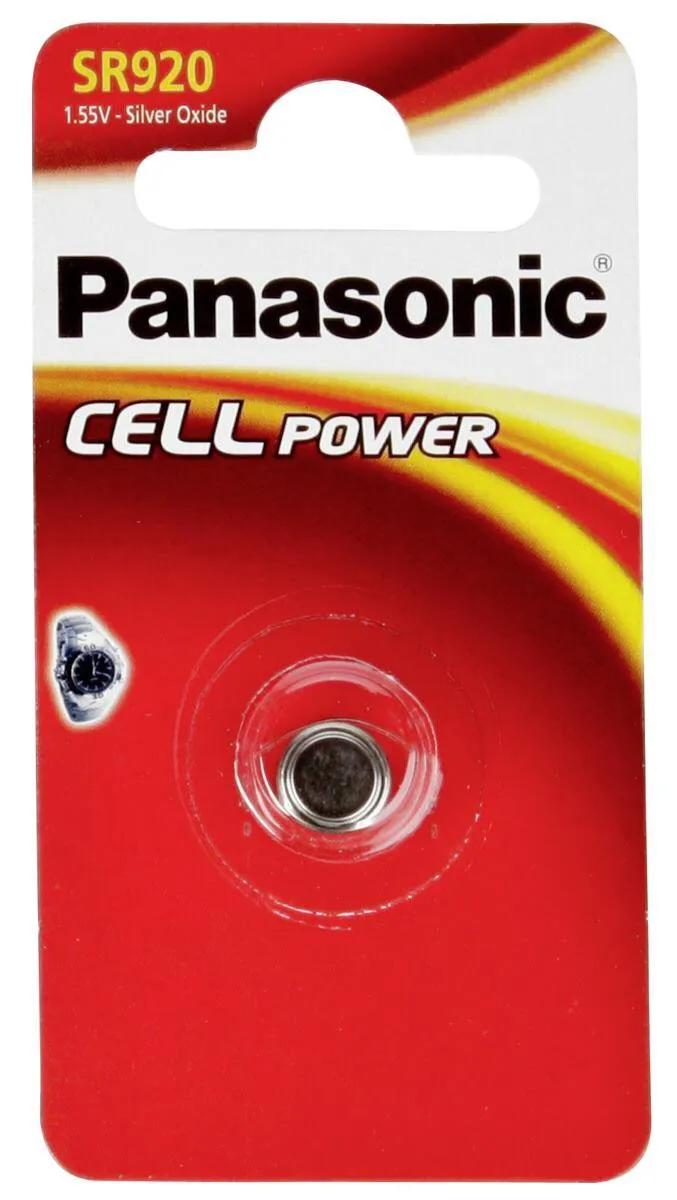 Panasonic SR-920EL/1B Knoopcel - 45mAh