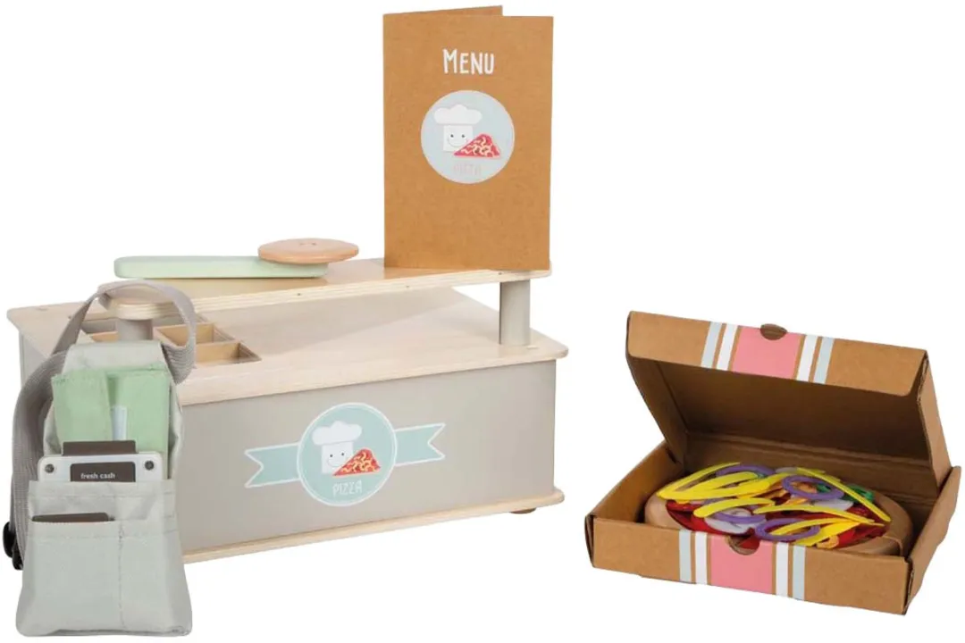 Small Foot Pizzeria Set - Multicolor