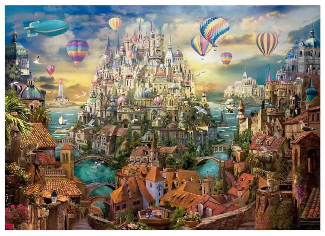 Educa Stad Van Dromen Puzzel 2000 Stuks - Multicolor