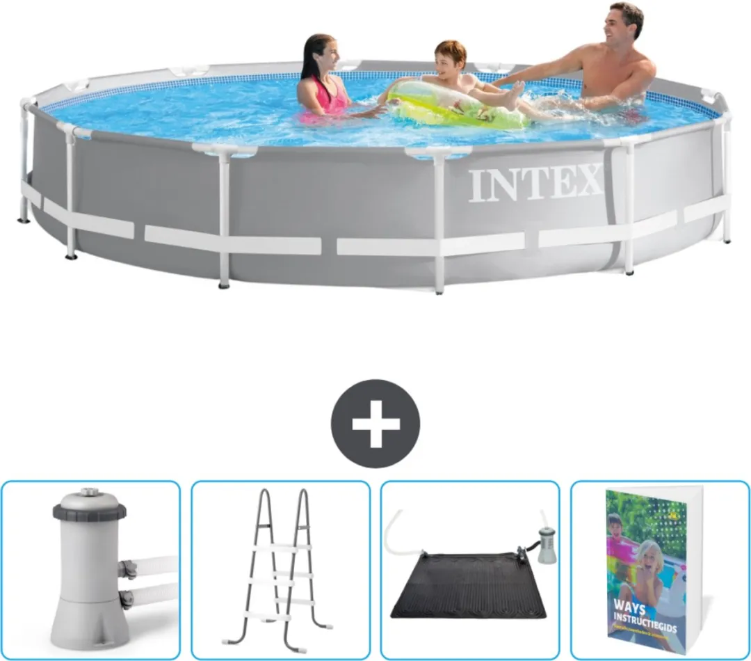 Intex Rond Prism Frame Zwembad 366x76cm