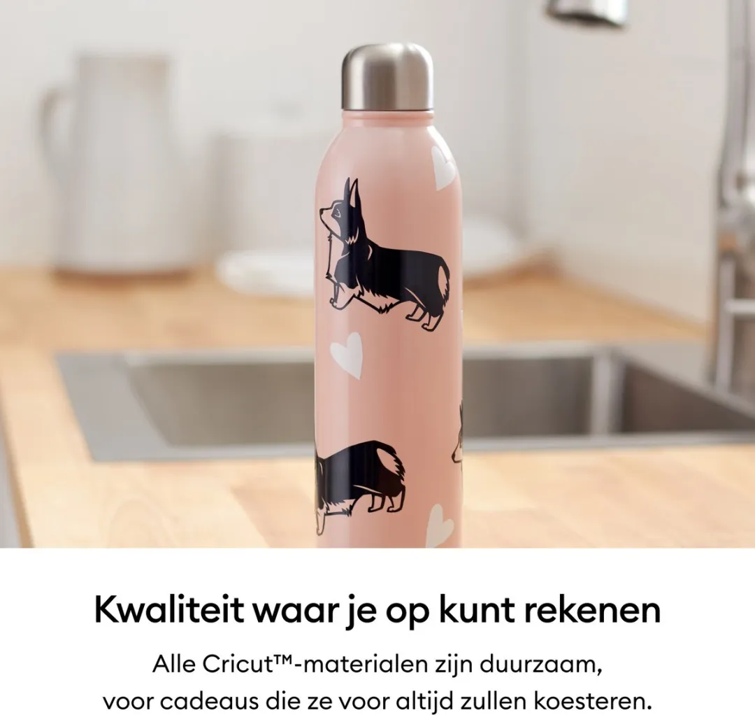 Cricut Smart Vinyl Permanent 33x91cm – Lichtroze (1 vel)