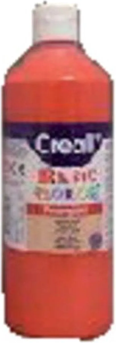 Creall Basic Plakkaatverf Lichtrood 500ml