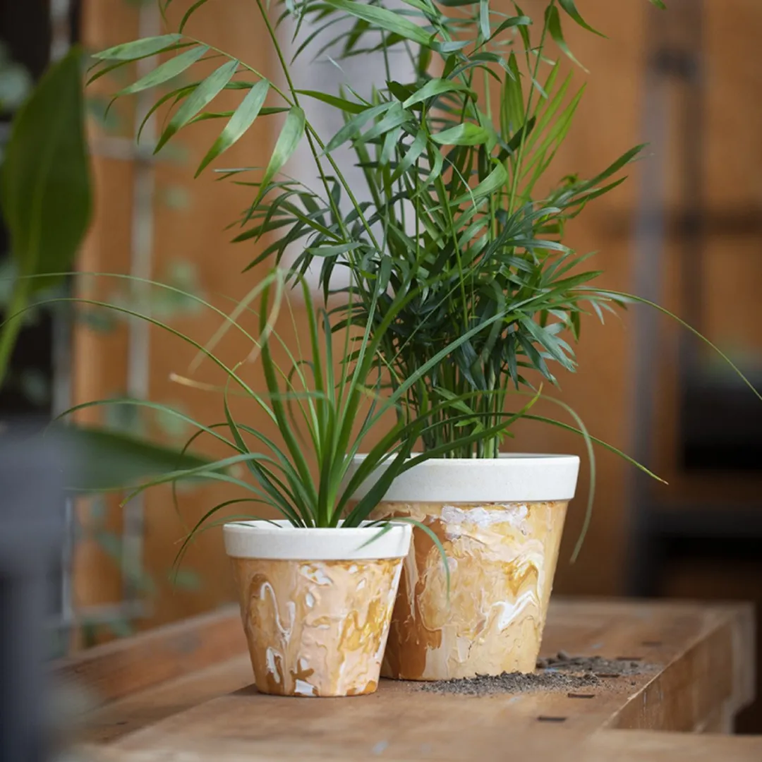 Creativ Company Bamboe Bloempot 15,2cm - Bloemvezels