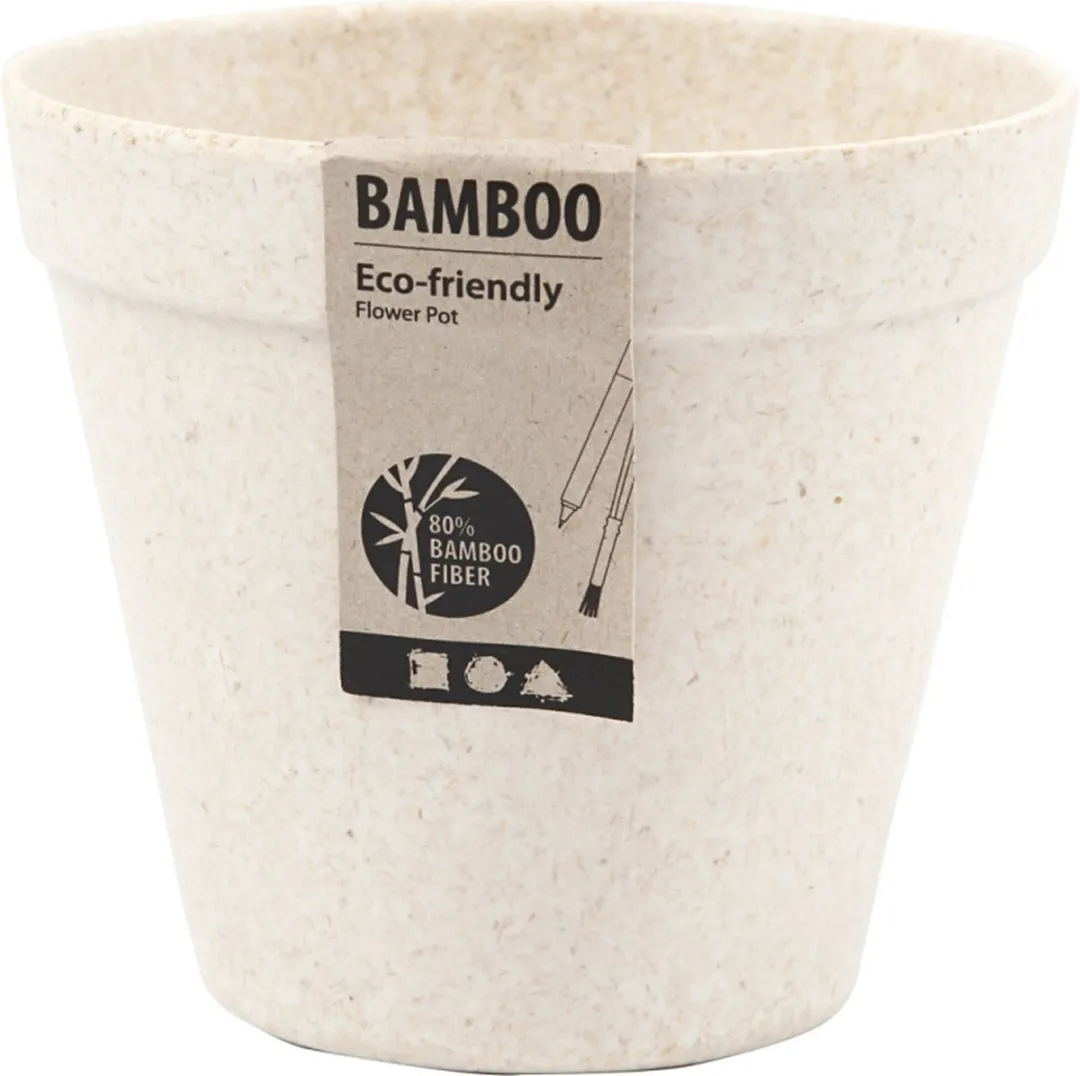 Creativ Company Bamboe Bloempot 15,2cm - Bloemvezels