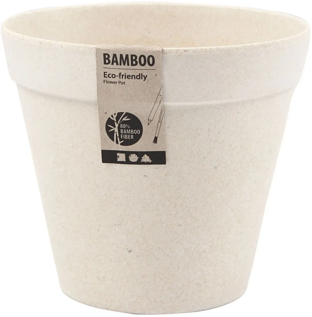 Creativ Company Bamboe Bloempot 15,2cm - Bloemvezels