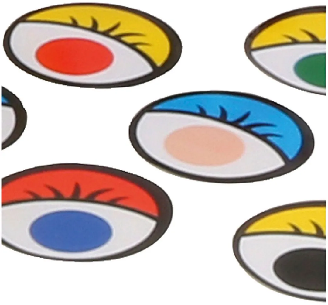 Creativ Company Knutselstickers Ogen - 2000 Stuks Multicolor