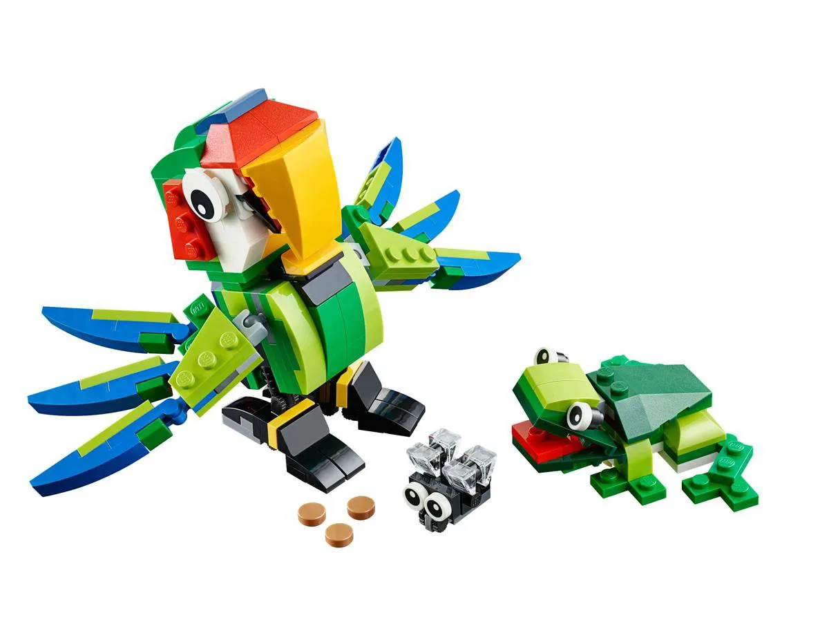 LEGO Creator Regenwoud Dieren 31031 - 215 Stukken