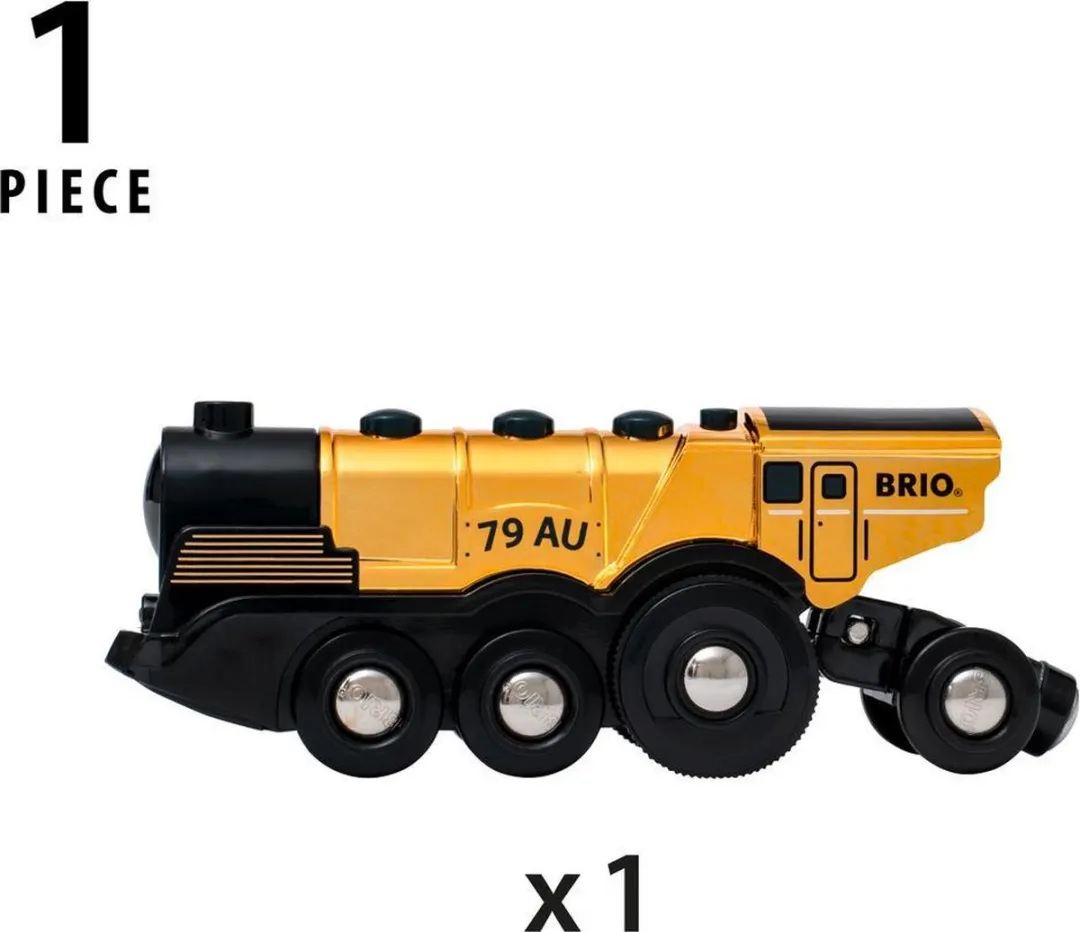 BRIO Mighty Gold Actie Locomotief 33630 - Multicolor