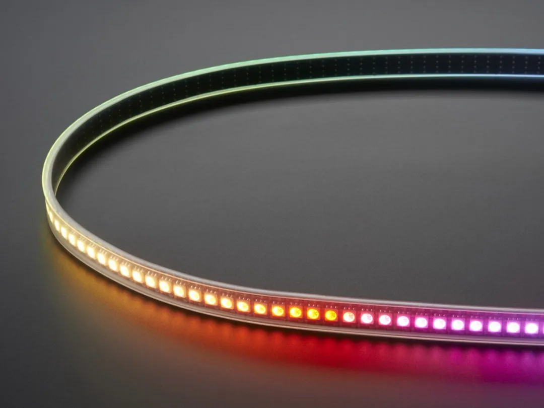 Adafruit Dotstar RGB Strip 144 LEDs/m - 1m - Zwart