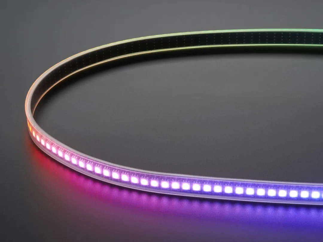 Adafruit Dotstar RGB Strip 144 LEDs/m - 1m - Zwart