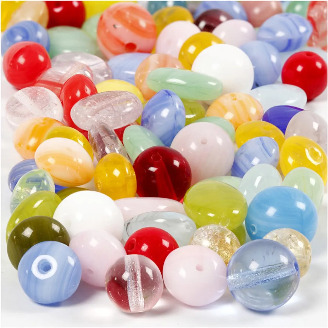 Creativ Company Glazen kralen 6-13mm