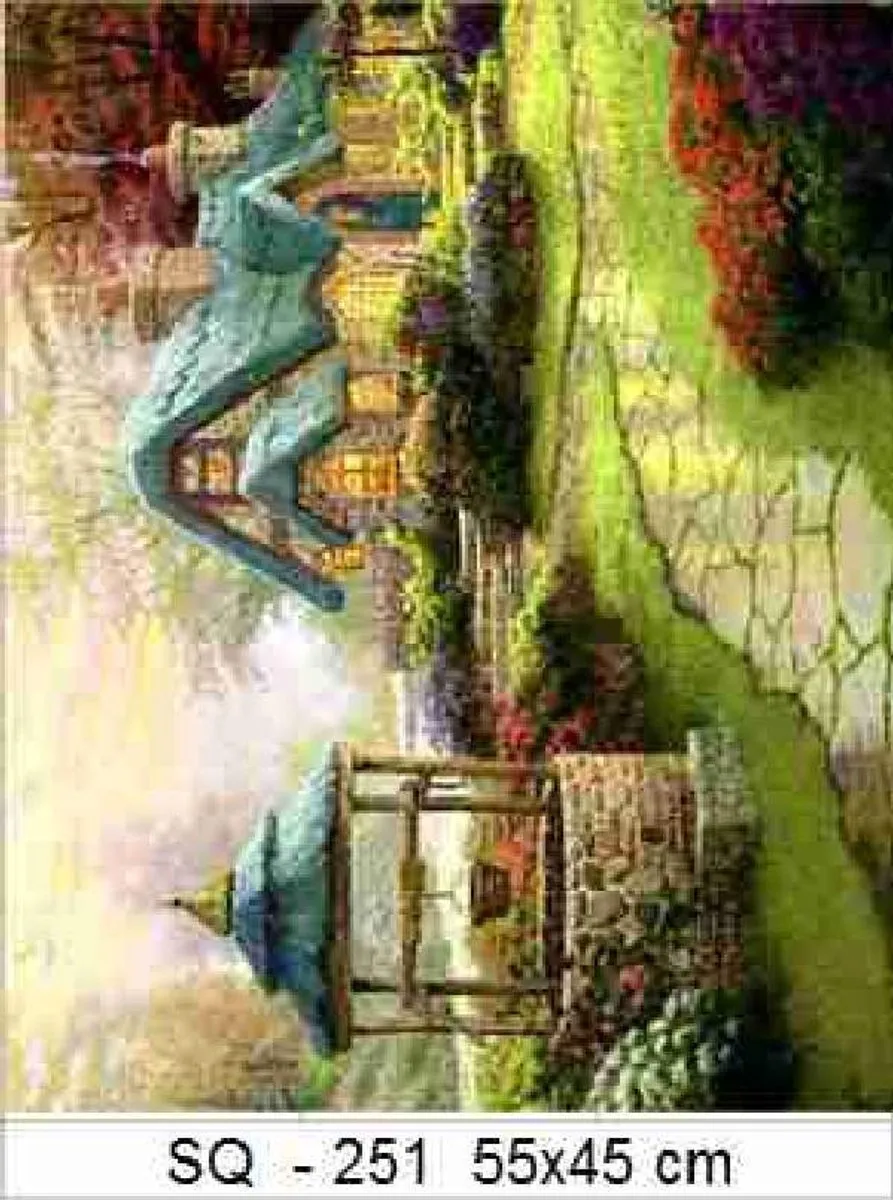 VDTOYS® DIAMOND PAINTING volwassenen - VDTD251 - vierkante steentjes - full - groot formaat - nieuwe tekeningen - 45 op 45 cm (canvas) - 40 op 40 (foto)