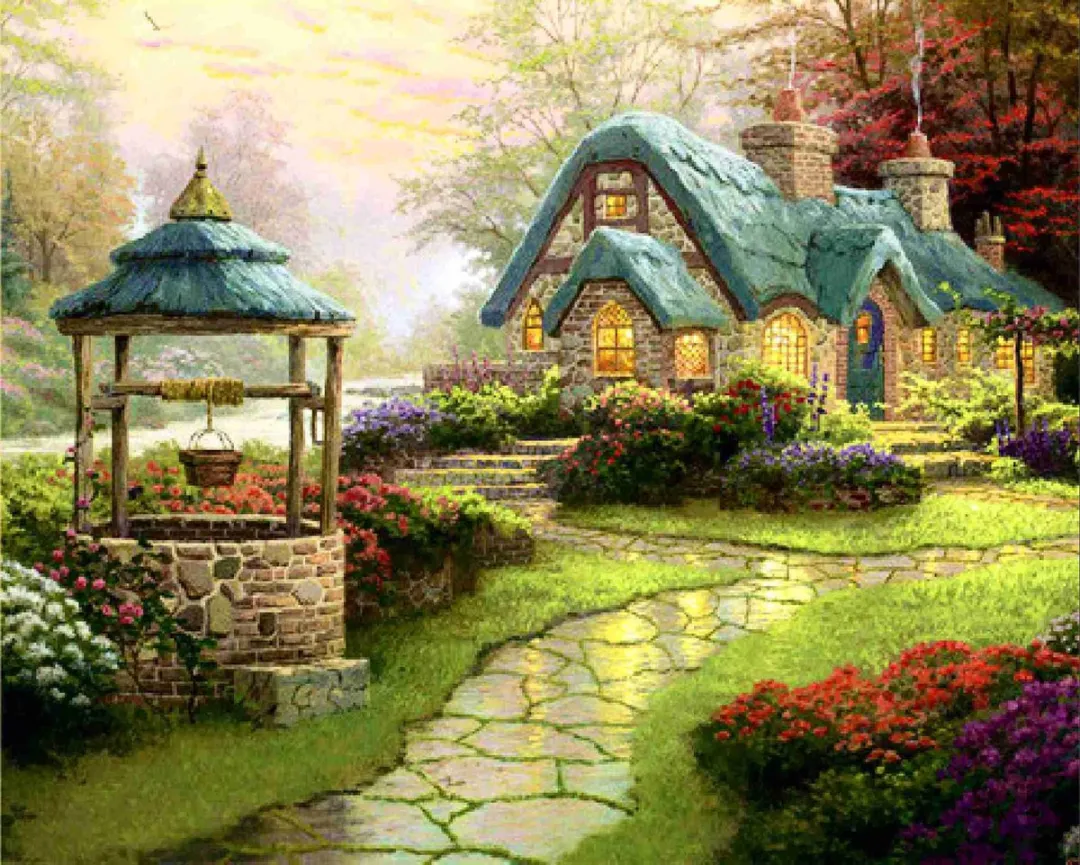 VDTOYS® DIAMOND PAINTING volwassenen - VDTD251 - vierkante steentjes - full - groot formaat - nieuwe tekeningen - 45 op 45 cm (canvas) - 40 op 40 (foto)