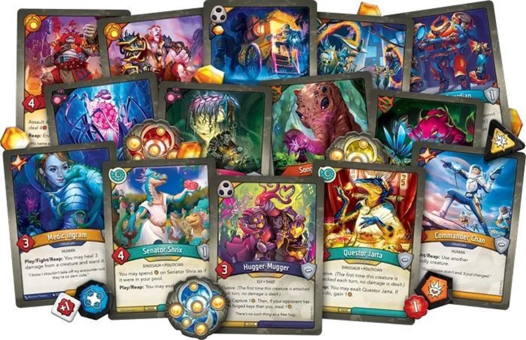 Fantasy Flight Games KeyForge Worlds Collide Kaartspel - afbeelding 6 van 6