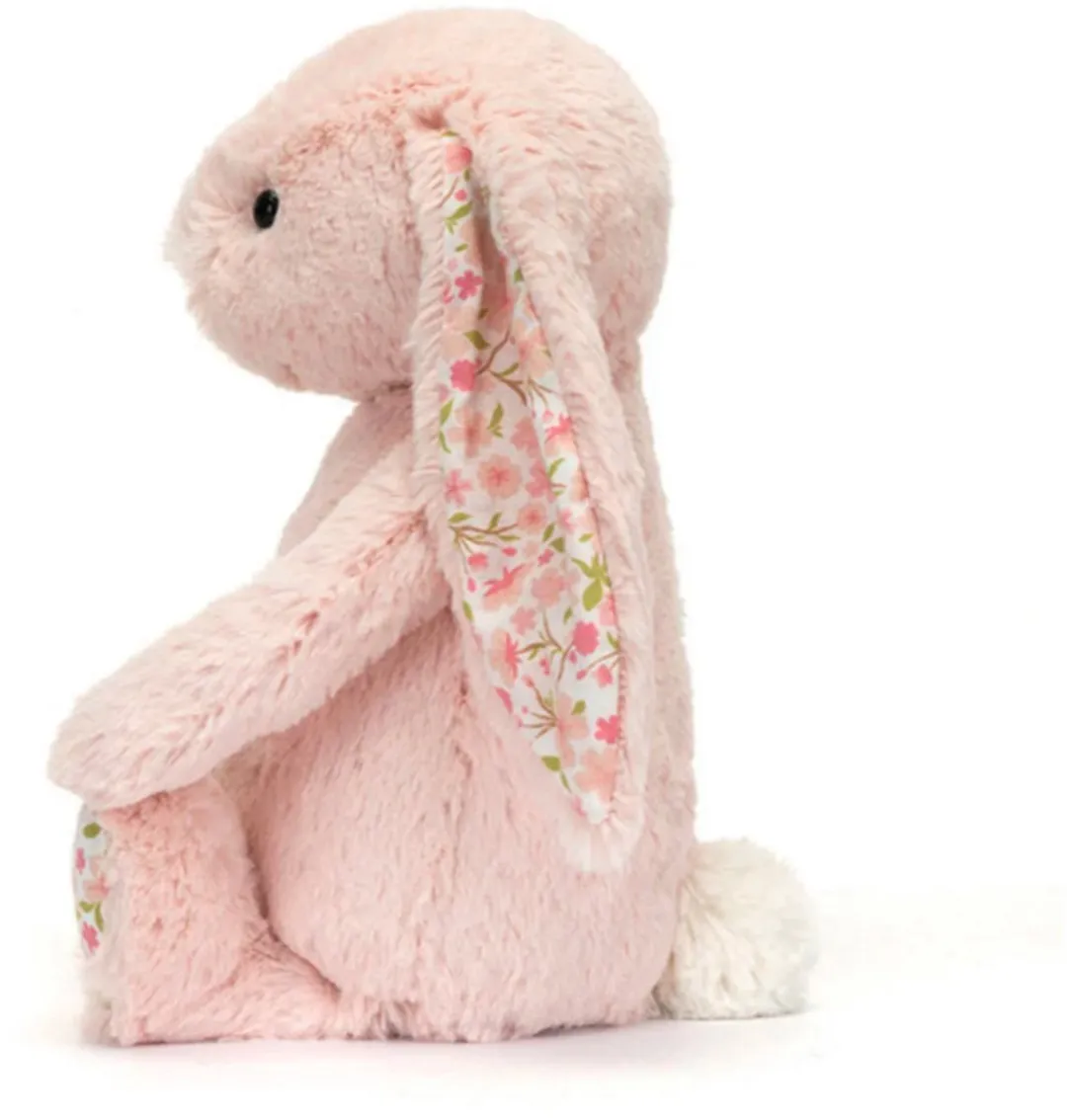 Jellycat Knuffels - Bashful Blossom Bunny Cherry - Konijn - Roze - Knuffel - 31 cm - Voor alle leeftijden