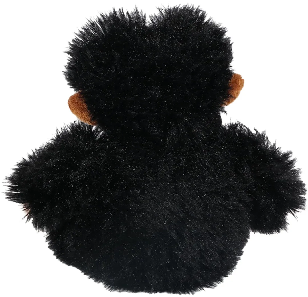 PIA Soft Toys Pluche Aap - Zwart - 22 cm