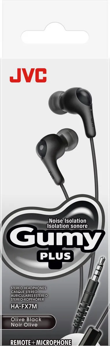 JVC HA-FX7M-B-E In-Ear Hoofdtelefoon - Zwart