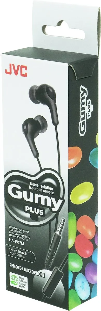 JVC HA-FX7M-B-E In-Ear Hoofdtelefoon - Zwart