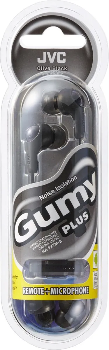 JVC HA-FX7M-B-E In-Ear Hoofdtelefoon - Zwart - afbeelding 6 van 6