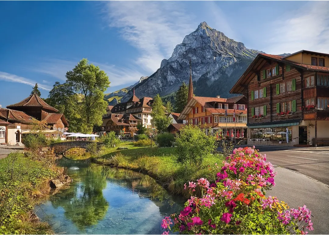 Trefl Alpen in de zomer Puzzel 2000 Stuks