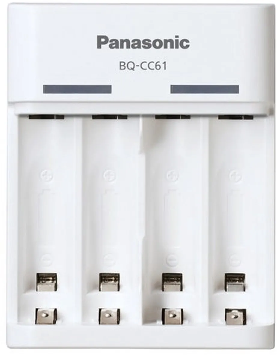 Panasonic BQ-CC61USB USB-Oplader - 4x AA/AAA - Wit