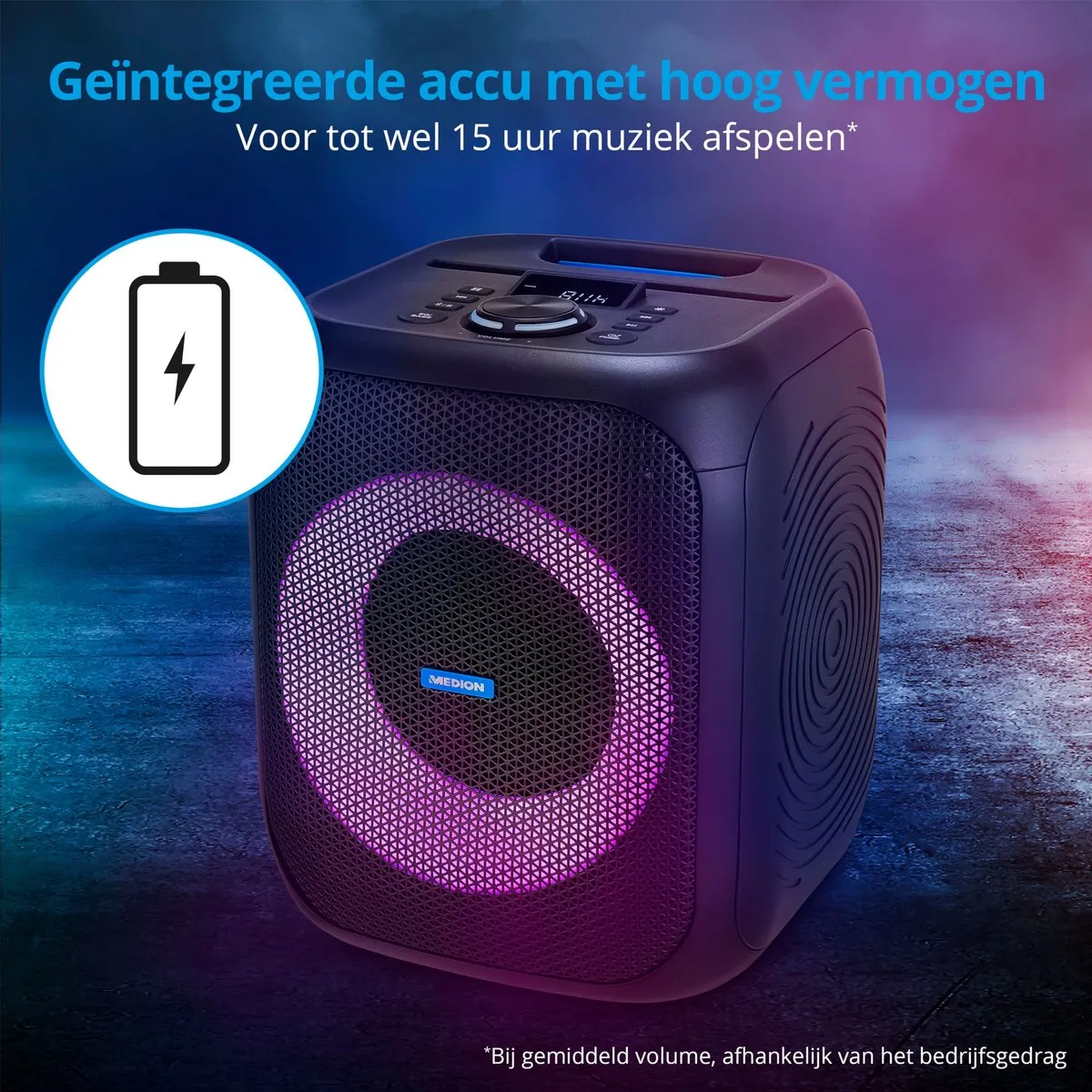 Medion LIFE S61991 Party Luidspreker - TWS - Zwart