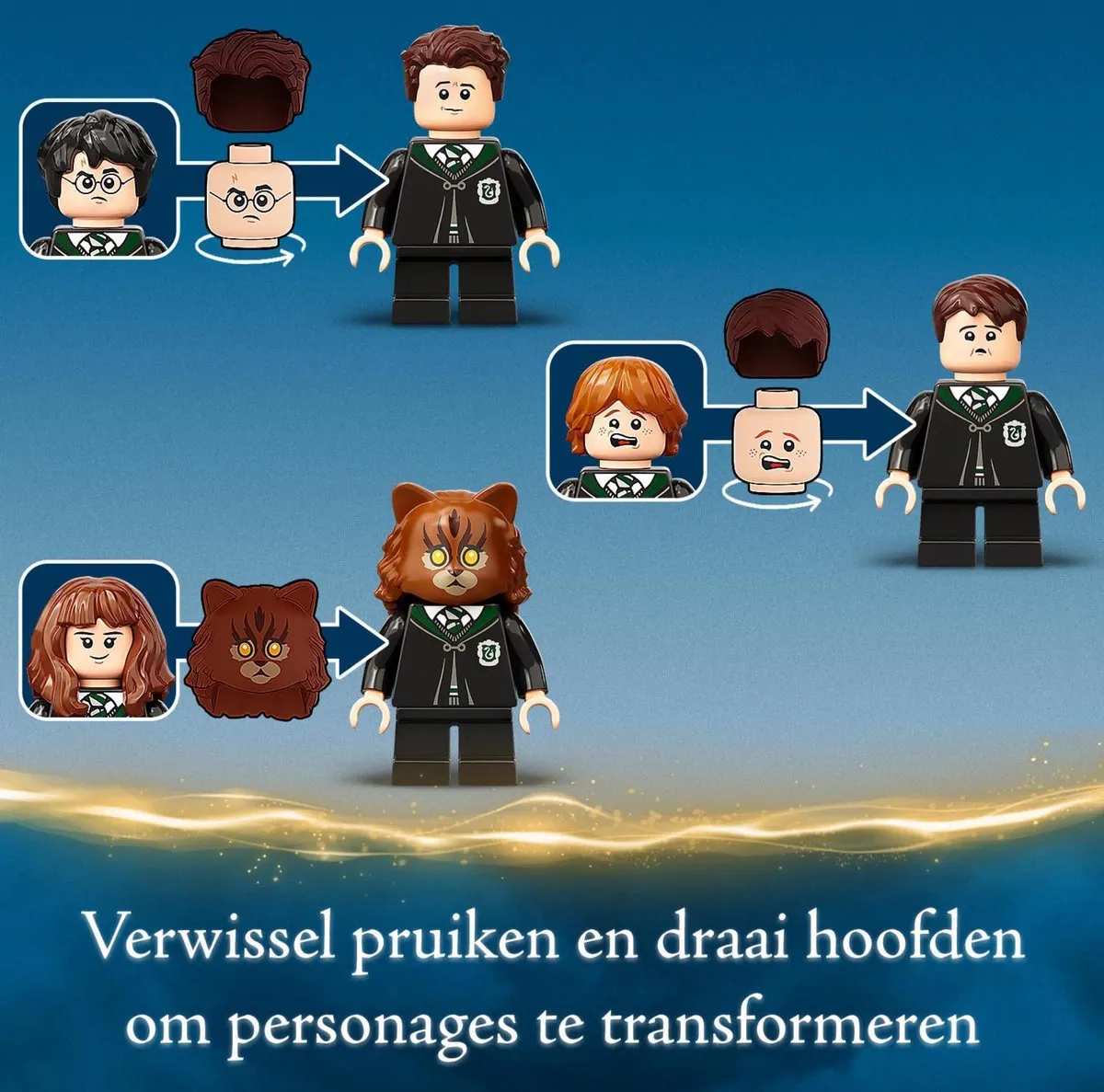 LEGO Harry Potter Wisseldrank Vergissing 76386 - 217 Stukken