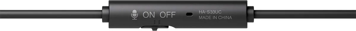 JVC HA-S33UC USB-C Hoofdtelefoon - Zwart