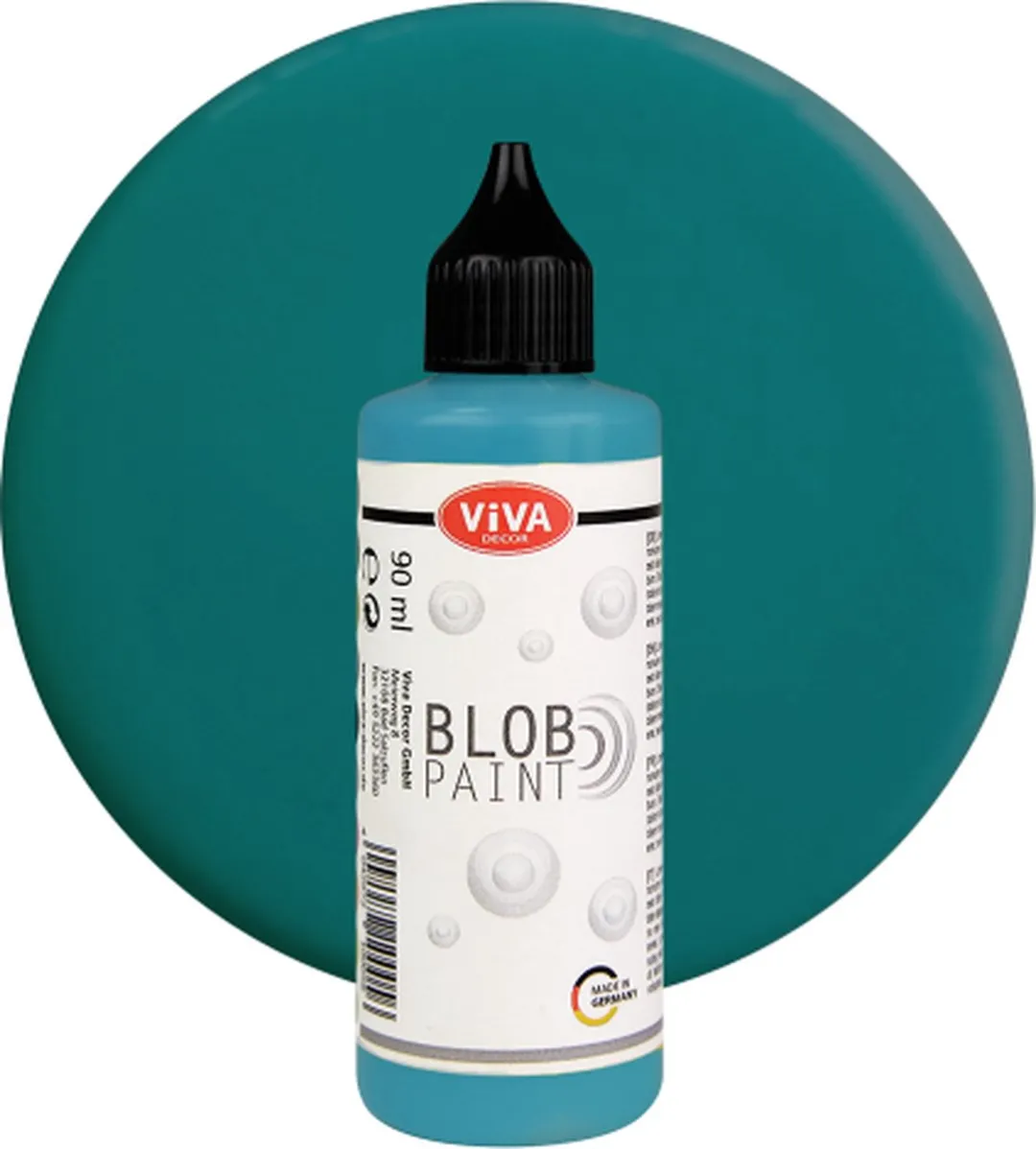 Viva Decor Blob Paint 90ml - Turquoise