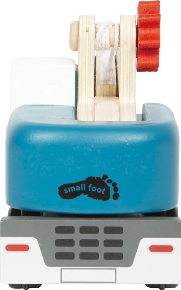 Small Foot Houten Kraanwagen 12639 - Blauw
