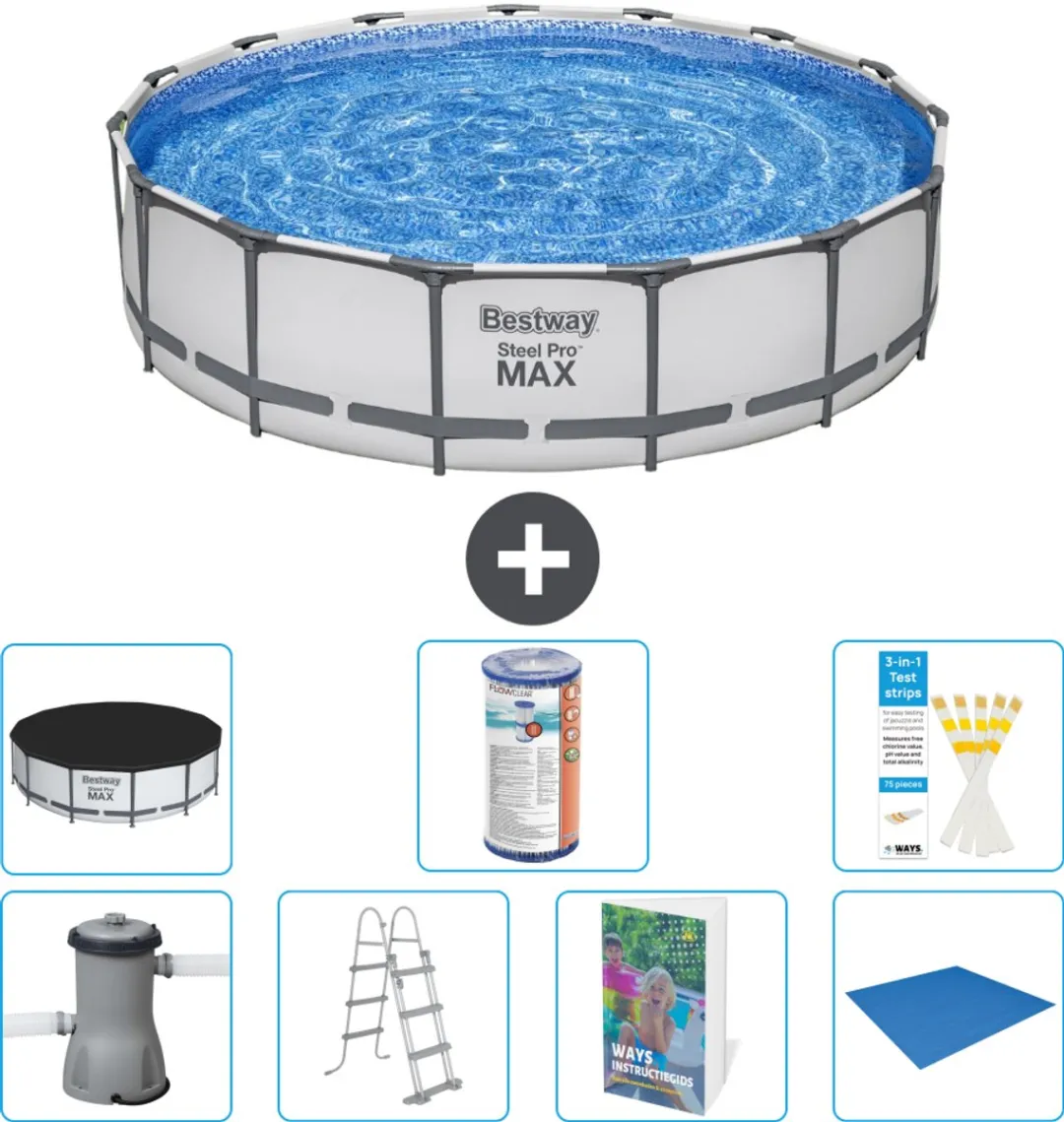 Bestway Steel Pro MAX Zwembad 457x107cm
