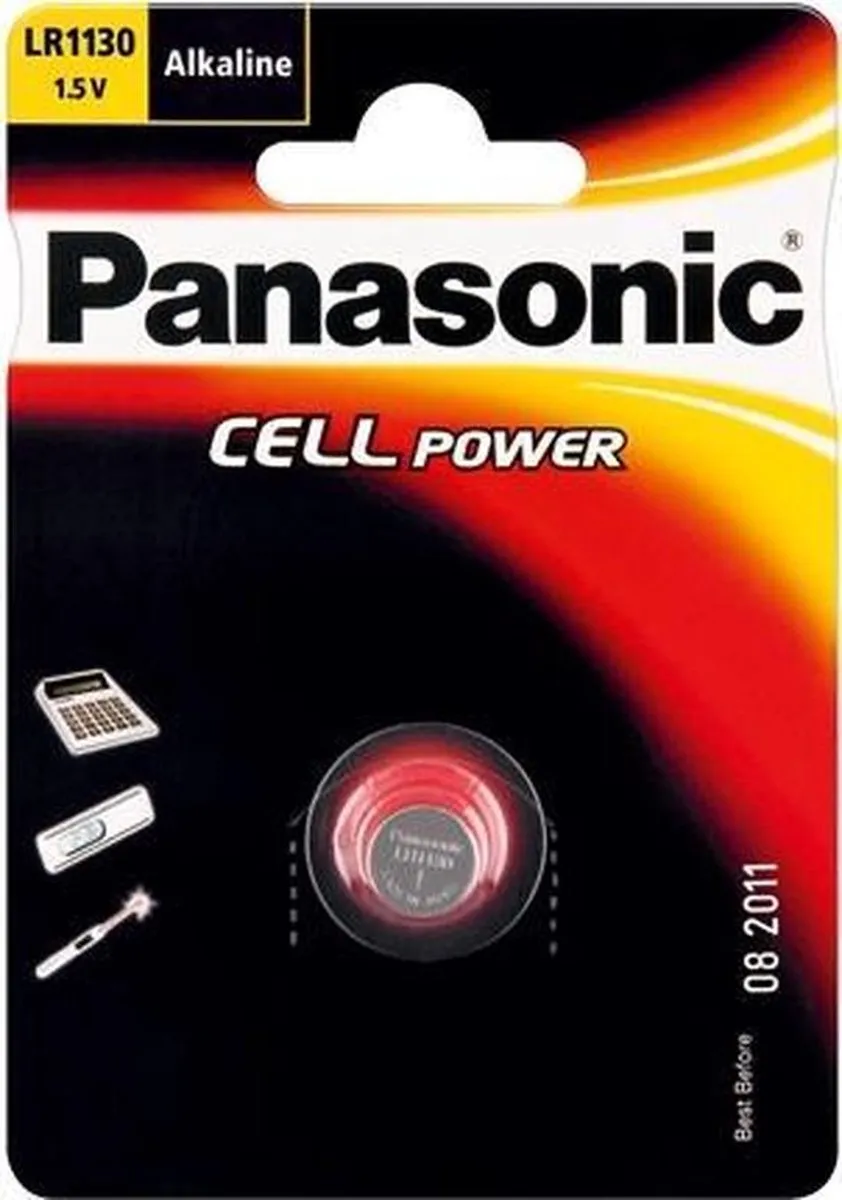 Panasonic LR1130 Knoopcelbatterij 65mAh