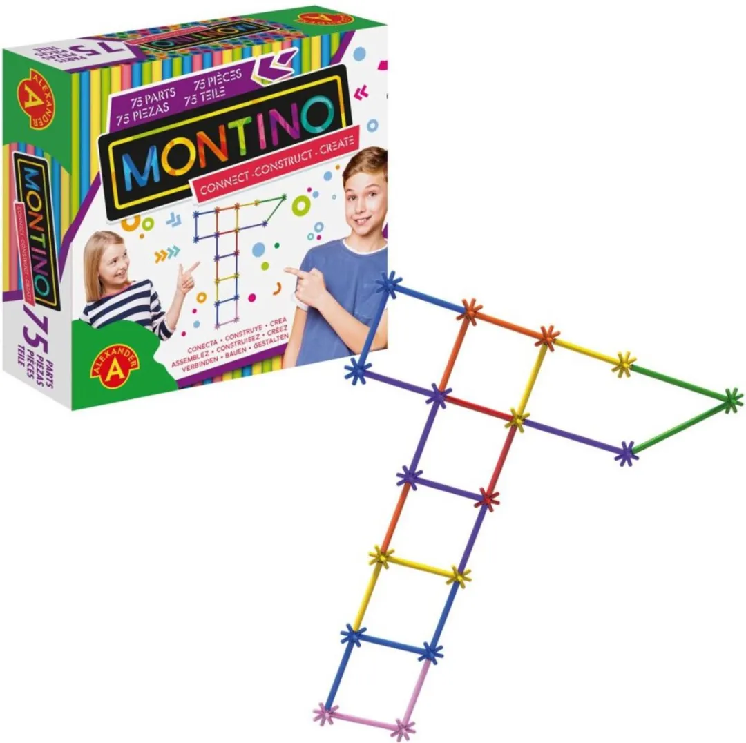 Alexander Toys Montino 75 Bouwset - 75 Stukken - Meerkleurig