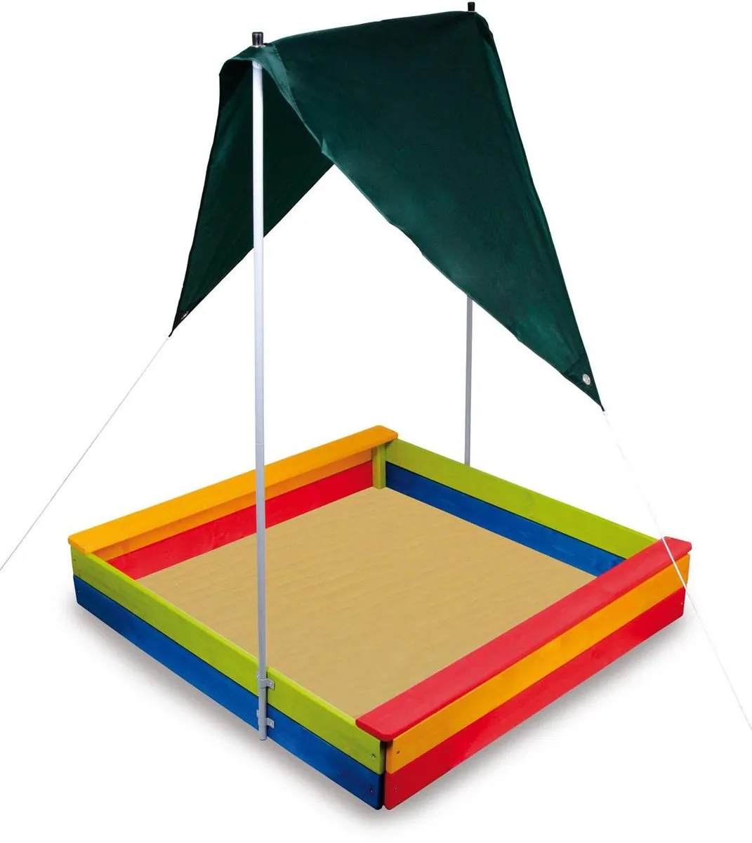 Small Foot Zandbak met Zonnedak 117x117x205cm